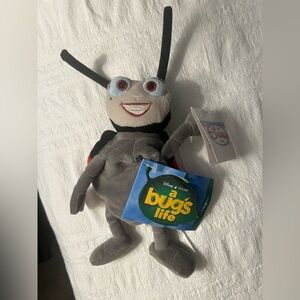 VINTAGE - Disney A Bug's Life Plush Toy - Francis the ladybug 🐞